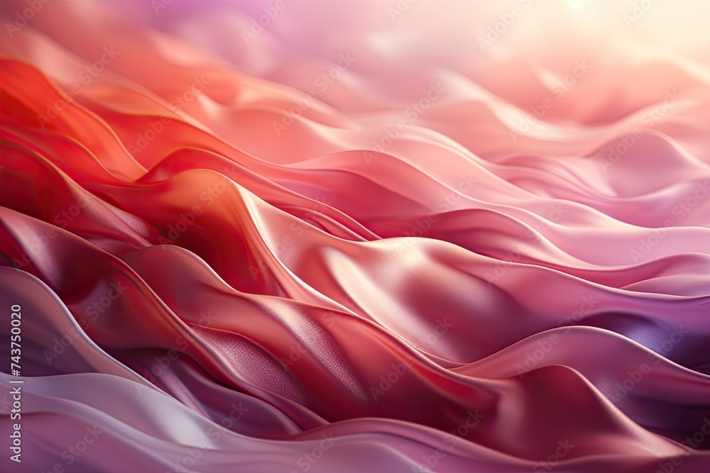 Poster Intense close up of a dynamic and colorful wave pattern, showcasing a mesmerizing display of vivid hues and intricate details