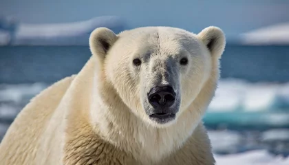 Foto op Aluminium polar bear of spitzbergen ursus maritimus © Kristopher