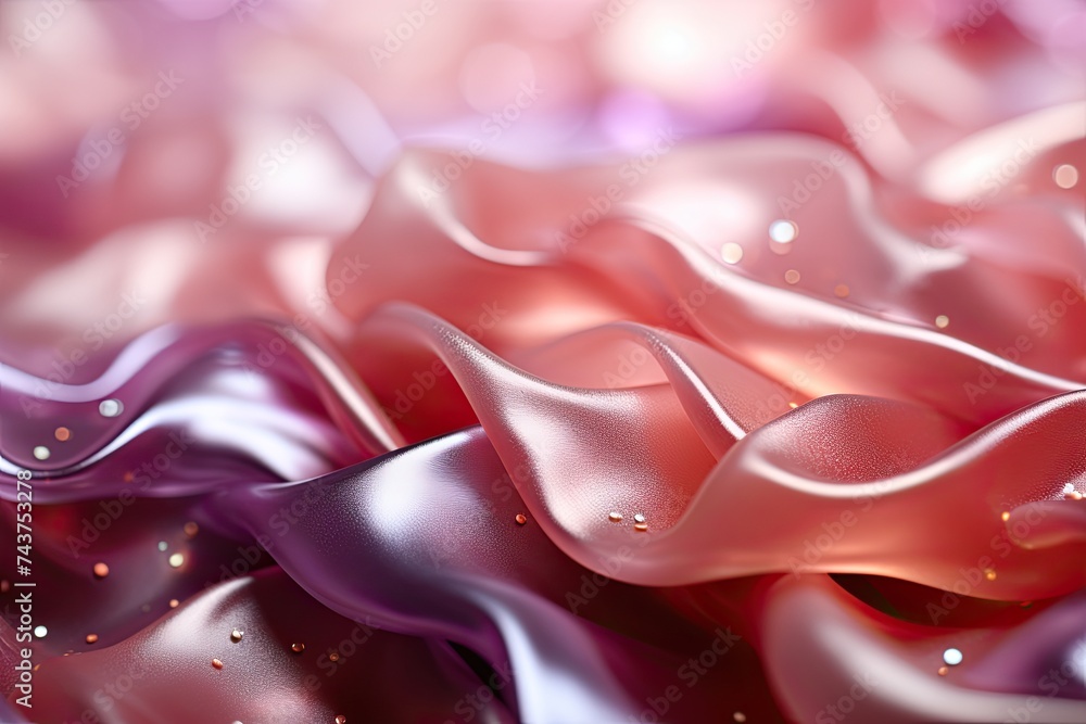 Aufkleber a mesmerizing close up of a vibrant pink and purple background, blending seamlessly in a dreamy and 