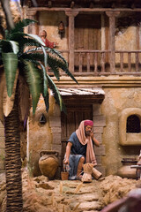 pesebre, figuras de Belen, navidad, Reyes magos, portal Veneciano