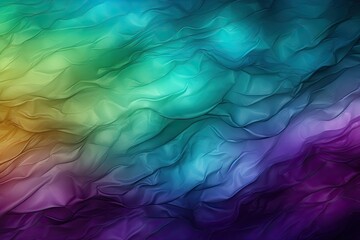 Multicolored wavy lines dance harmoniously across the background, creating a vibrant and dynamic visual display - obrazy, fototapety, plakaty
