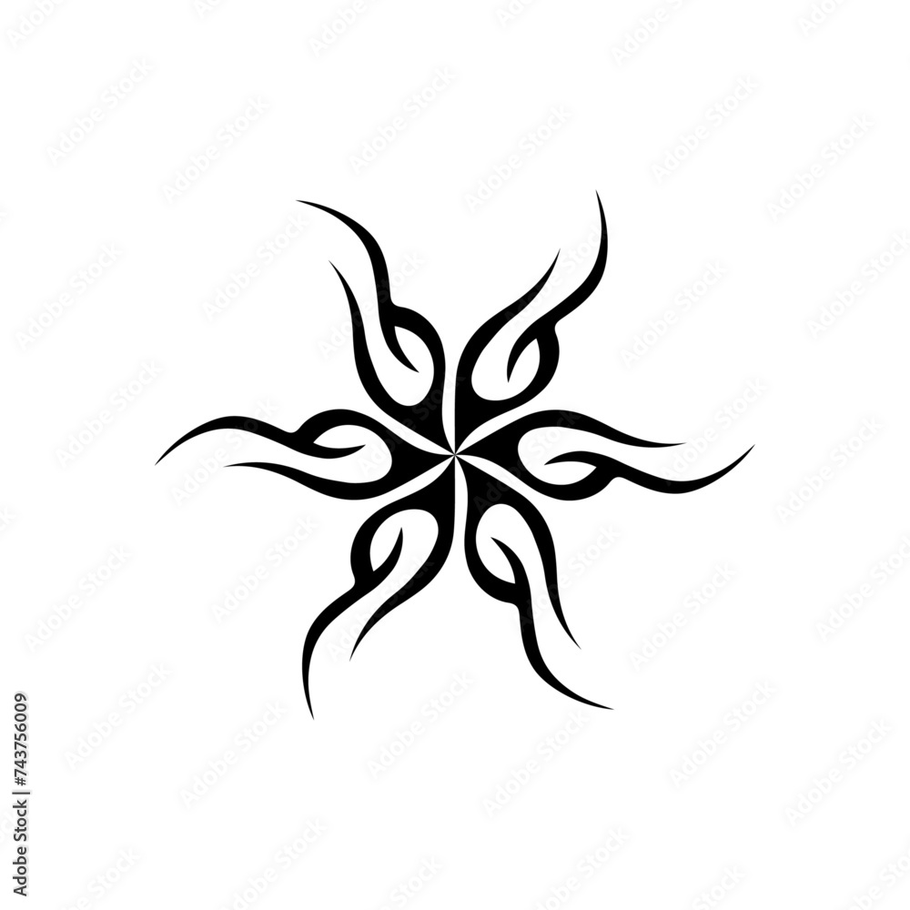 Poster vector transparent abstract star shape object