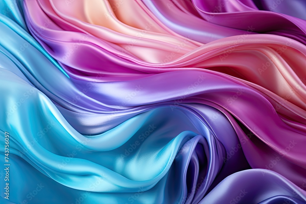 Poster A vibrant and diverse array of colors swirl together in a dazzling, kaleidoscopic dance of intensity and beauty
