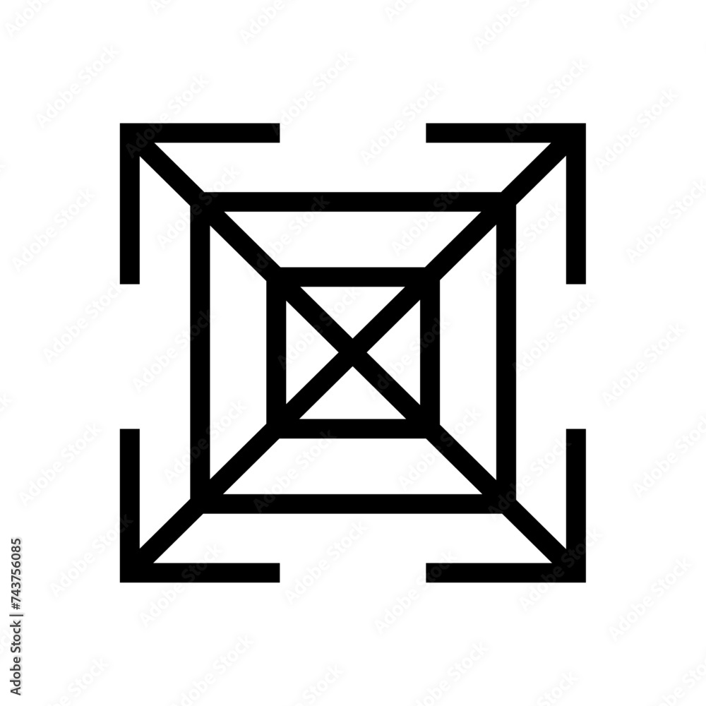 Poster vector transparent abstract shape object