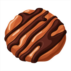 Cookies, confectionery. Vector illustration on a white background