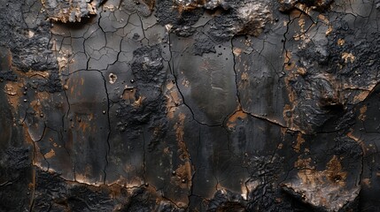 closeup of a dark grunge textured wall