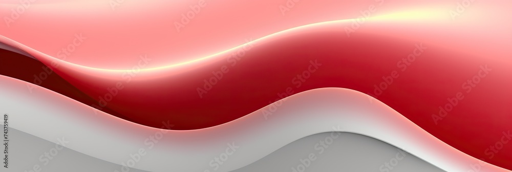 Aufkleber a detailed close up of a vibrant red and white background, creating a mesmerizing visual contrast wi