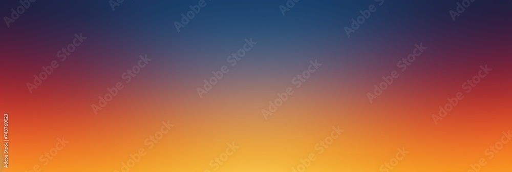 Poster a dreamy and blurred view of the sun setting in the distance, casting a warm and vibrant glow over t