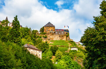 Fototapeta na wymiar Castle Rheinfels, St. Goar, Rhineland-Palatinate, Germany, Europe.