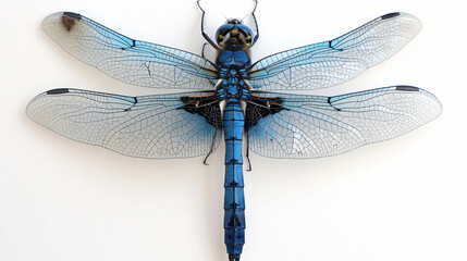 Libellula depressa is a blue bug species of dragon.