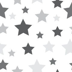 seamless background with bright neon stars