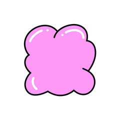 Bubble abstract shapes sticker