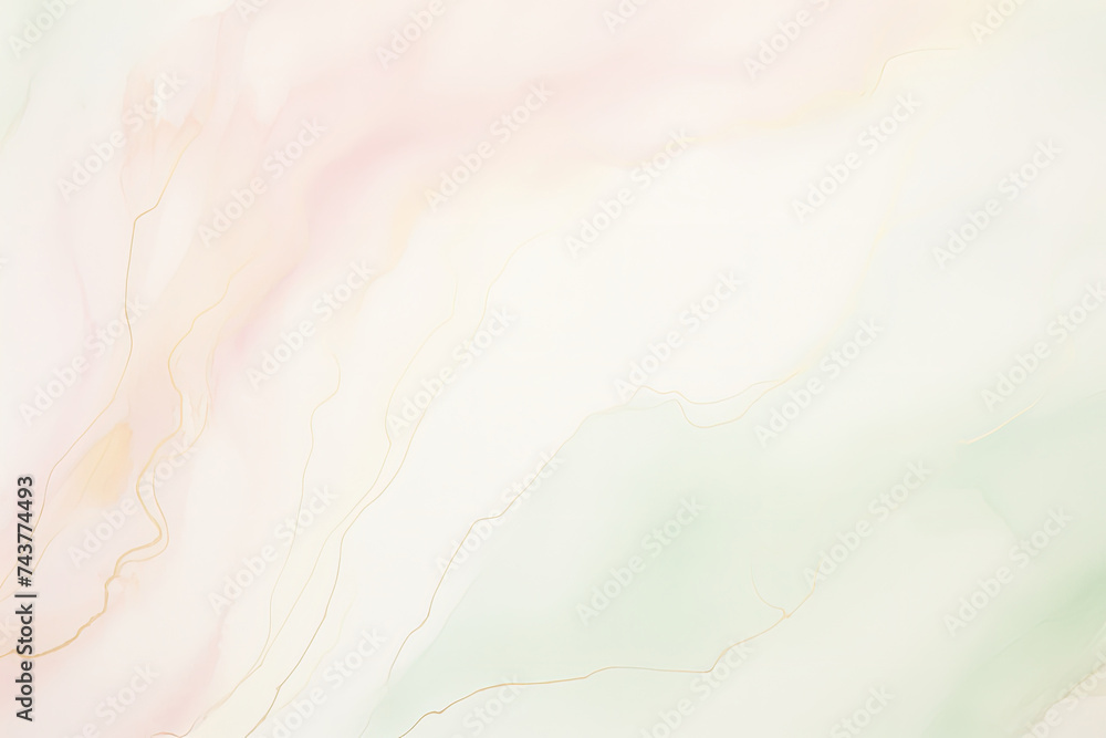 Aufkleber a photo featuring a white and green marble background with a subtle light pink hue, creating a seren