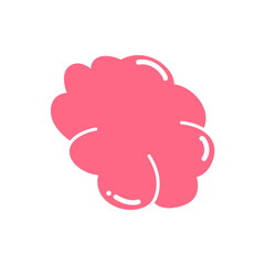 Hand drawn bubble shape illustration 