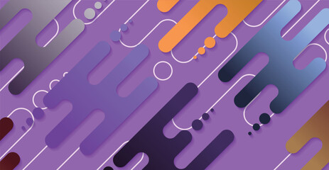 Abstract minimal geometric shape background with gradient