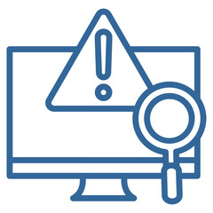 Risk Monitor Icon Element For Design
