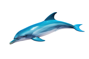 Graceful Dolphin Isolated on Transparent Background