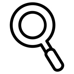 Magnifying Glass Icon Element For Design