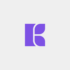 Monogram letter K