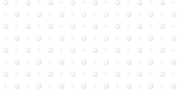 White background with 3D circle shape pattern paper cut style vector illustration.