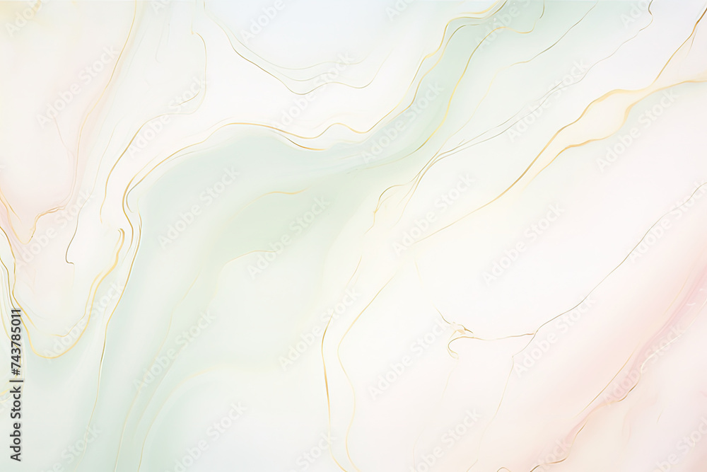 Aufkleber white and pink marble background with a contrasting black border, creating a sophisticated and luxur