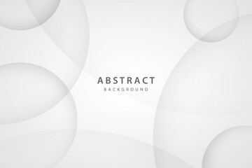 gray abstract background with simple transparent circle shadow shape vector eps10