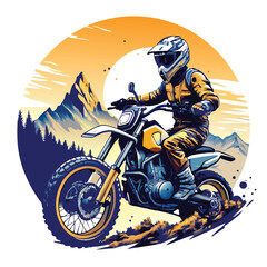 illustrator motortrail for tshirt design