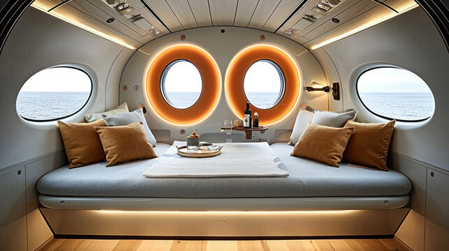 Gravity-Free Galley: Minimalist Mastery with a Void Vibe