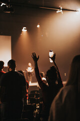 people praying to DEUS