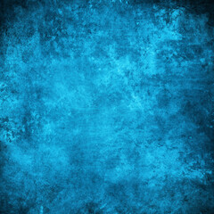 Grunge blue background with space for text - 743800686