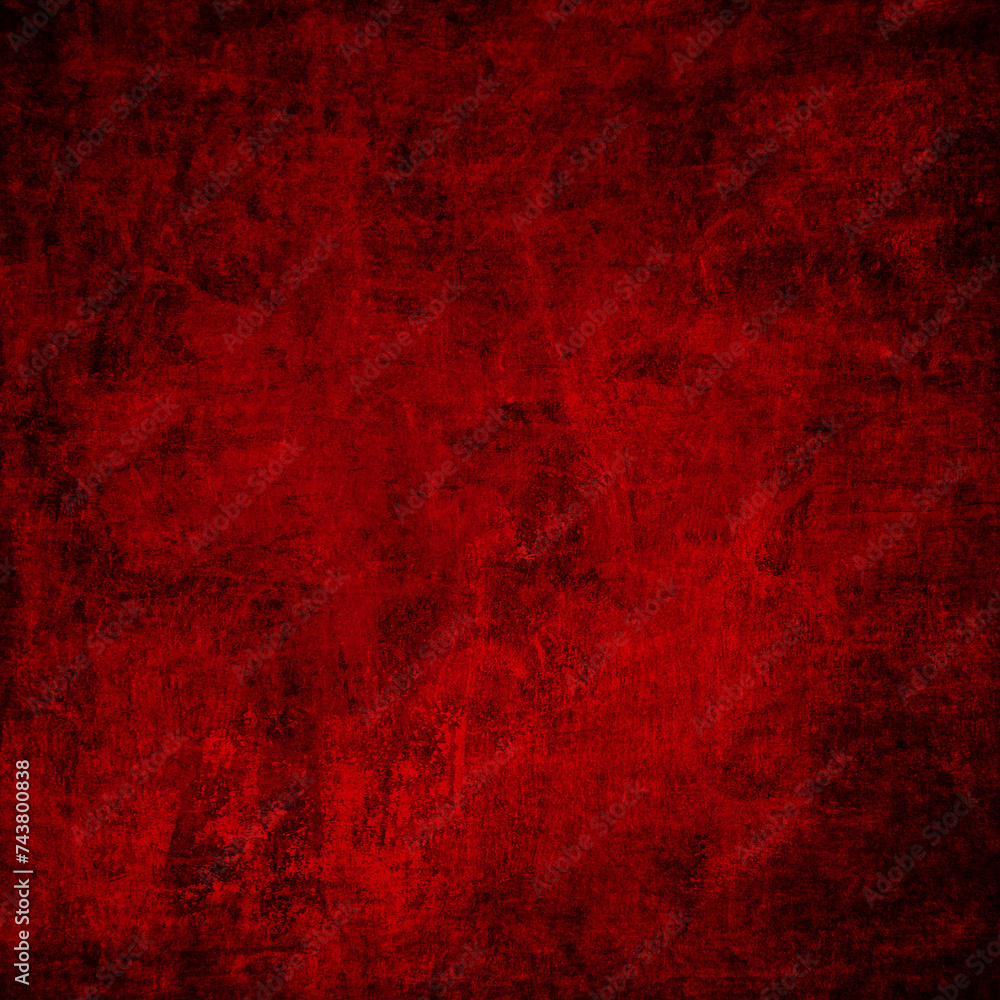 Wall mural Grunge red background texture