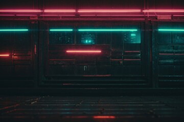 Cyberpunk Futuristic Backgrounds & Frames