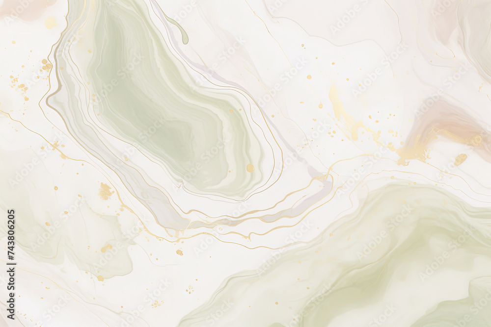 Poster this photo captures the beauty of a white and green marble texture background, showcasing the intric