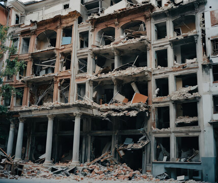 Building after earthquake