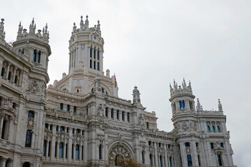 Fototapeta na wymiar Palacio de Cibeles in Madrid