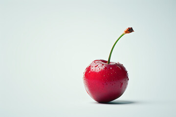 cherry fruit isolated on white background
