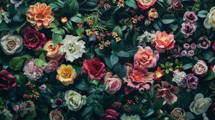 Floral Lay Background