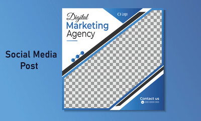 Creative Business marketing social media post template