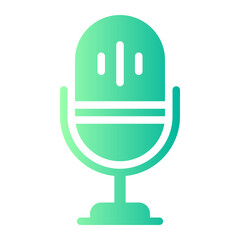 microphone gradient icon