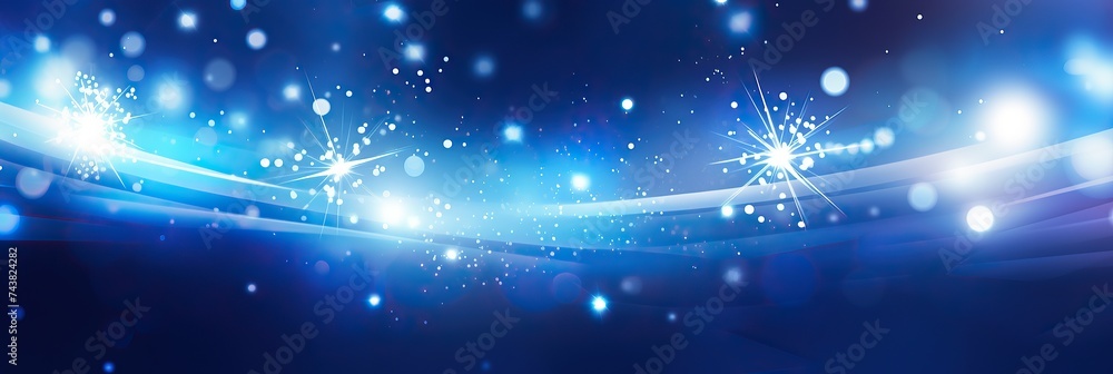 Poster A mesmerizing sight of snowflakes gently cascading from the sky, creating a blurry yet enchanting veil of white