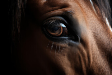 Portrait of a horse - Generative AI