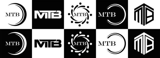 MTB logo. M T B design. White MTB letter. MTB, M T B letter logo design. Initial letter MTB linked circle uppercase monogram logo. M T B letter logo vector design. top logo, Most Recent, Featured,