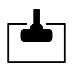 Obraz premium Carpet Dry Vacuum Glyph Icon