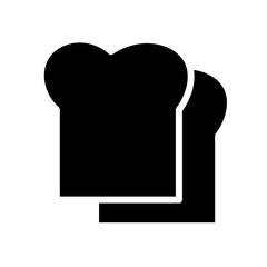 Bread Breakfast Food Glyph Icon