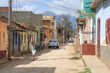 Trinidad - Stadt auf Kuba (Karibik) - obrazy, fototapety, plakaty