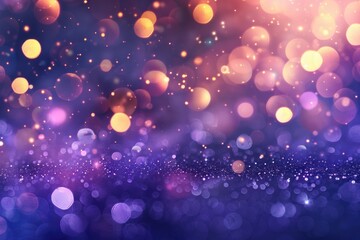 Obraz na płótnie Canvas Purple glitter lights background. defocused