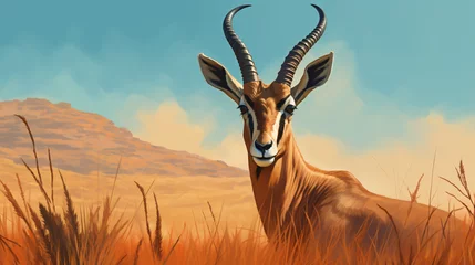 Rolgordijnen Antilope Anteloped