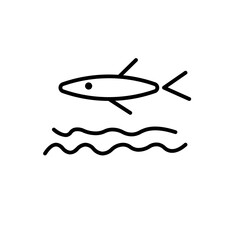 fish line icon
