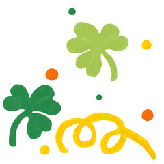 Four leaf clover for st patrick day