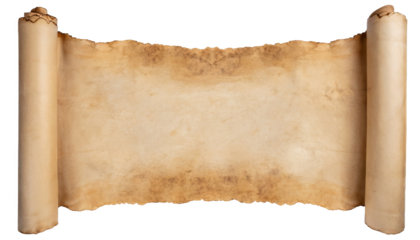 Horizontal Old Scroll paper. 